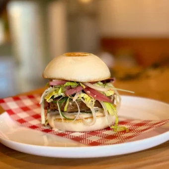 Delicious Bao Bun closeup